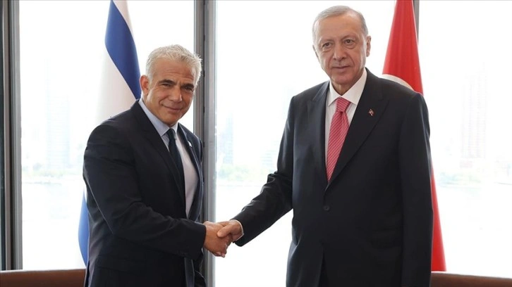 Cumhurbaşkanı Erdoğan, İsrail Başbakanı Yair Lapid ile müşterek araya geldi