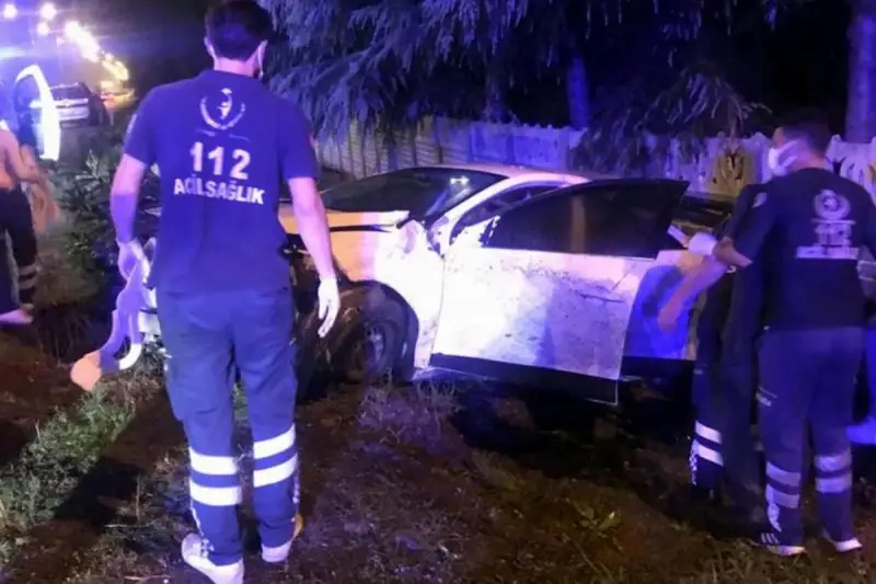 Samsun'da trafik kazası: 1 ölü, 2 yaralı!