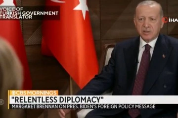 Cumhurbaşkanı Erdoğan, CBS televizyonuna konuştu