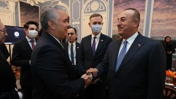 Dışişleri Bakanı Çavuşoğlu, Kolombiya Cumhurbaşkanı Duque çeşidinden ikrar edildi