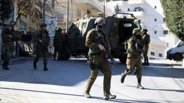 İsrail askerlerinin Batı Şeria’daki gösterilere müdahalesinde birlikte Filistinli ciddi yaralandı